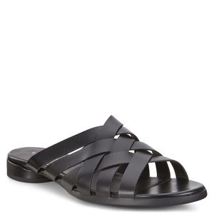 Ecco🌹NEW🌹Flat sandal black size EU 41 US 10-10.5